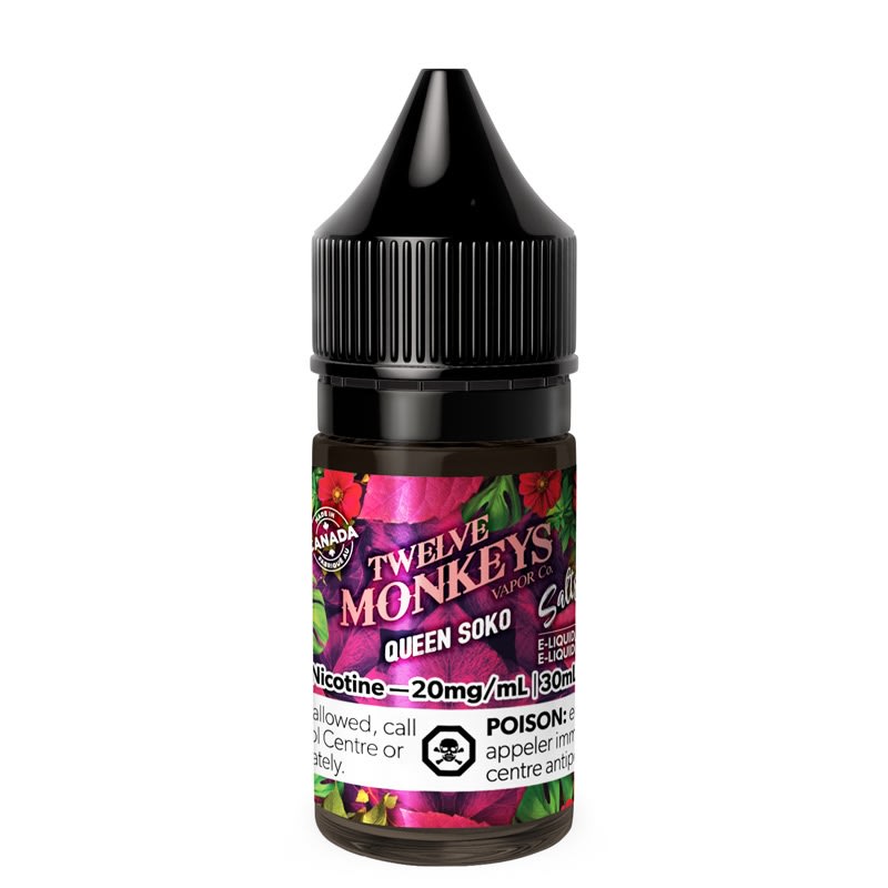 Twelve Monkeys E-Liquid Queen Soko 10mg - 30ml (Provincial)