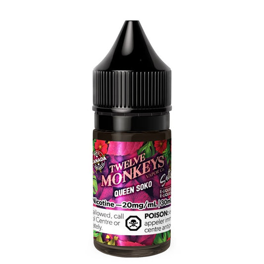 Twelve Monkeys E-Liquid Queen Soko 10mg - 30ml (Provincial)