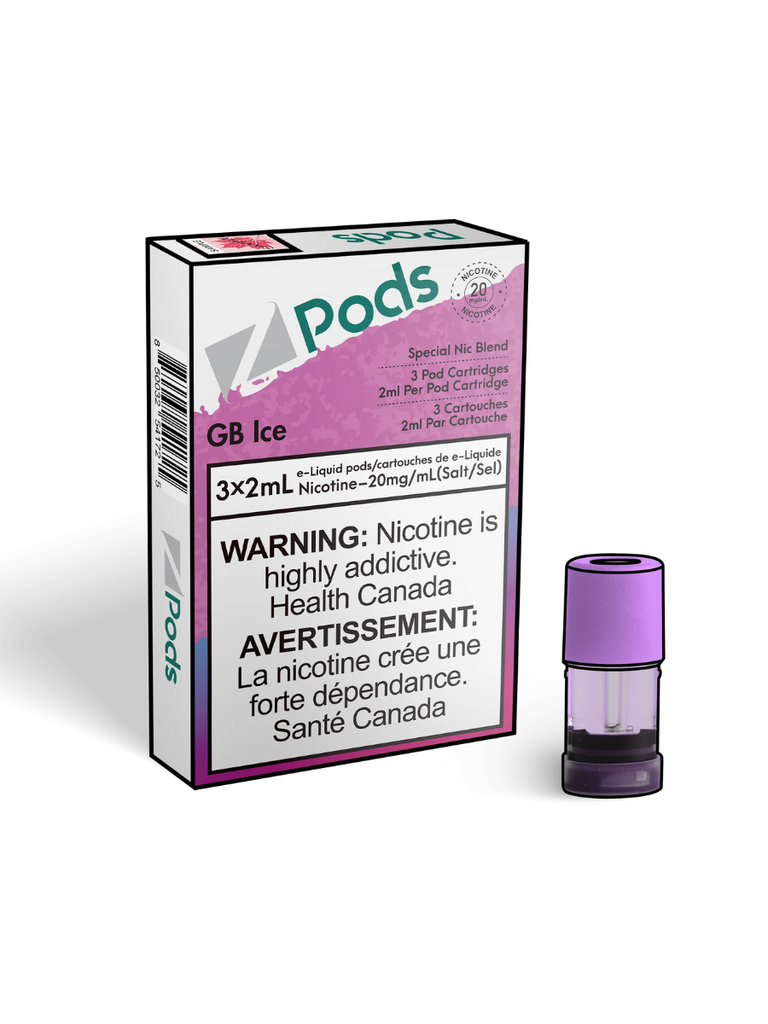 Zpods Wiggly B Ice (Gummy Bear Ice) 20mg (Provincial)