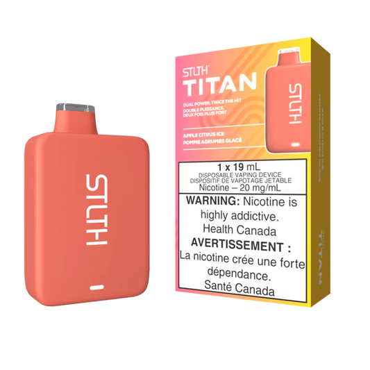 Stlth Titan 10K Apple citrus Ice 20mg/mL disposable (Provincial)