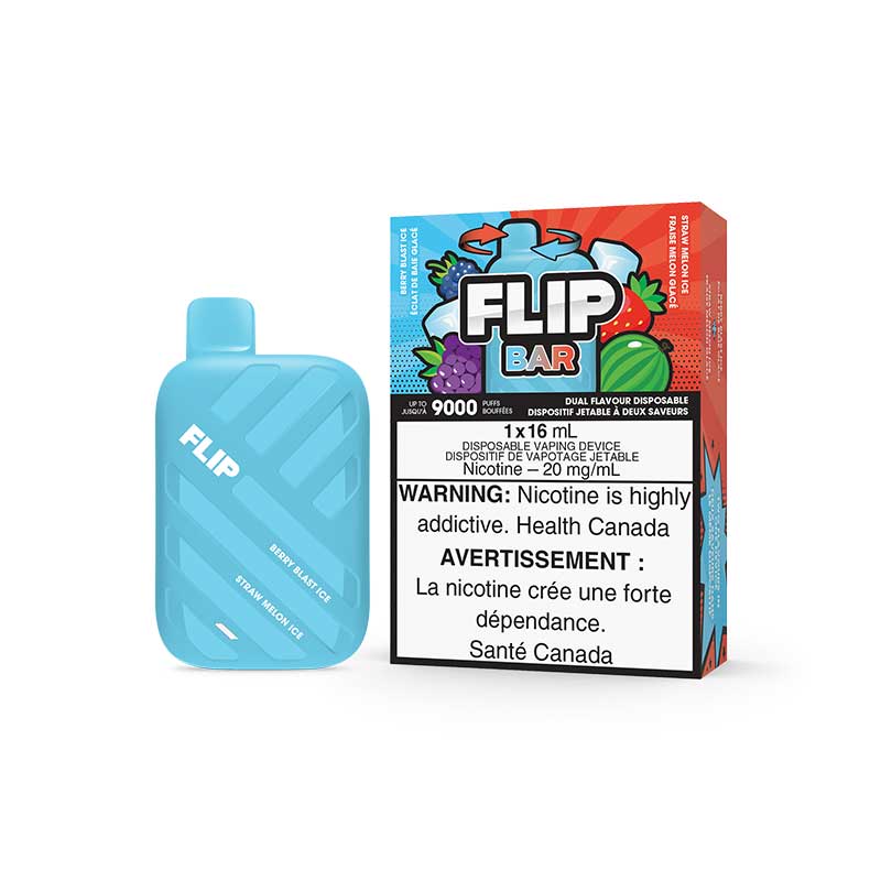 Flip Bar 9000 Berry Blast ice+ Straw Melon Ice 20mg/mL disposable (Provincial)