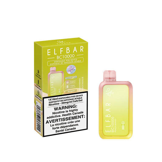 Elf Bar BC10K Peach Mango 20mg/mL disposable (Provincial)