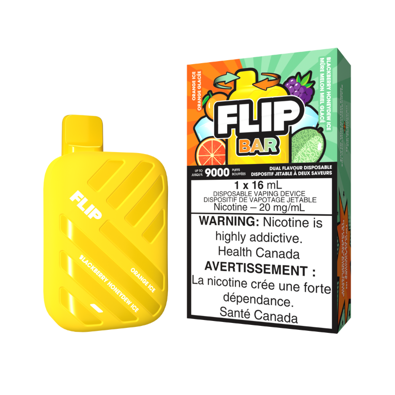 Flip Bar 9000 Orange ice + Blackberry honeydew ice 20mg/mL disposable (Provincial)