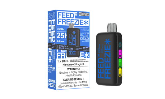 FEED Freezie 25k Peachy Blue Razz Disposable 20mg disposable (Provincial)