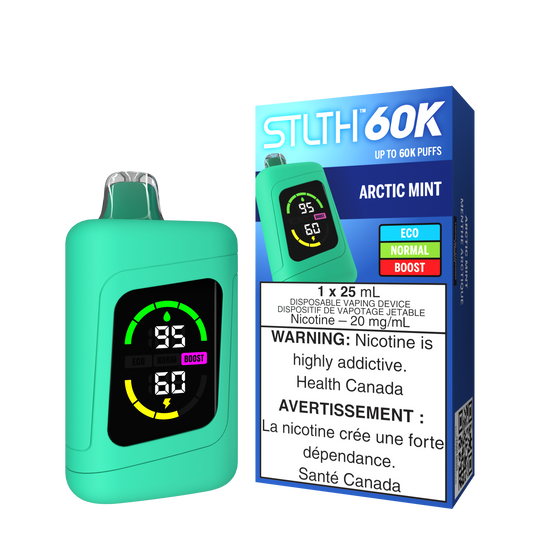 Stlth 60k Arctic Mint 20mg disposable (Provincial)