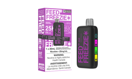 FEED Freezie 25k Chilled Grapes Disposable 20mg disposable (Provincial)