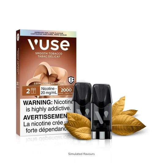 Vuse ePod Smooth Tobacco 20mg X2 (Provincial Tax)