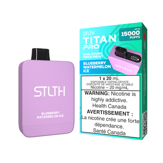 Stlth Titan Pro 15k Blueberry Watermelon Ice 20mg/ml Disposable  (Provincial)