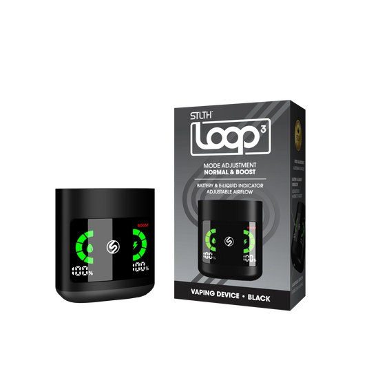 Stlth Loop 3 Black Device/ Black Battery