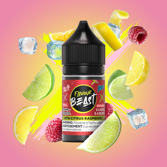 Flavour Beast E-liquid MTN Citrus Raspberry Iced 20mg - 30ml (Provincial)
