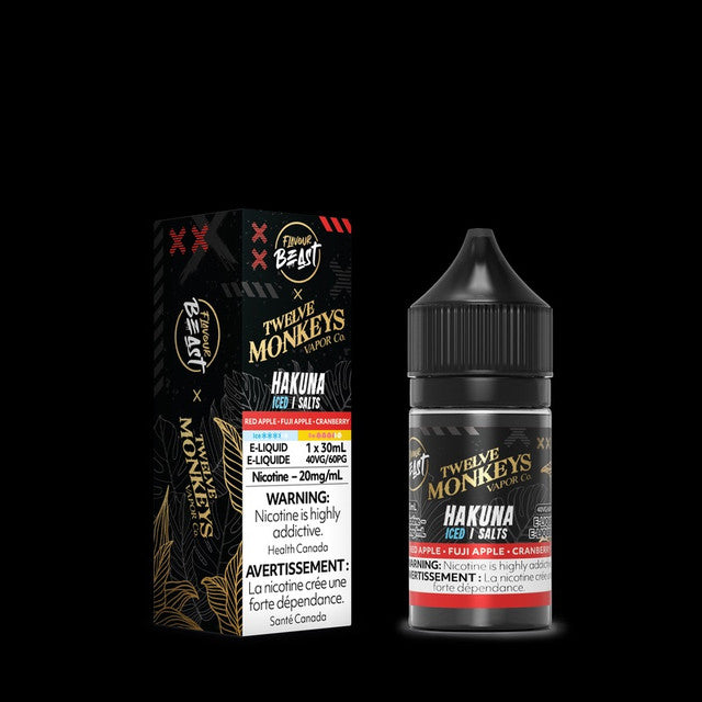 Flavour Beast E-Liquid Hakuna Iced by Twelve Monkeys 20mg/30ml (Provincial)