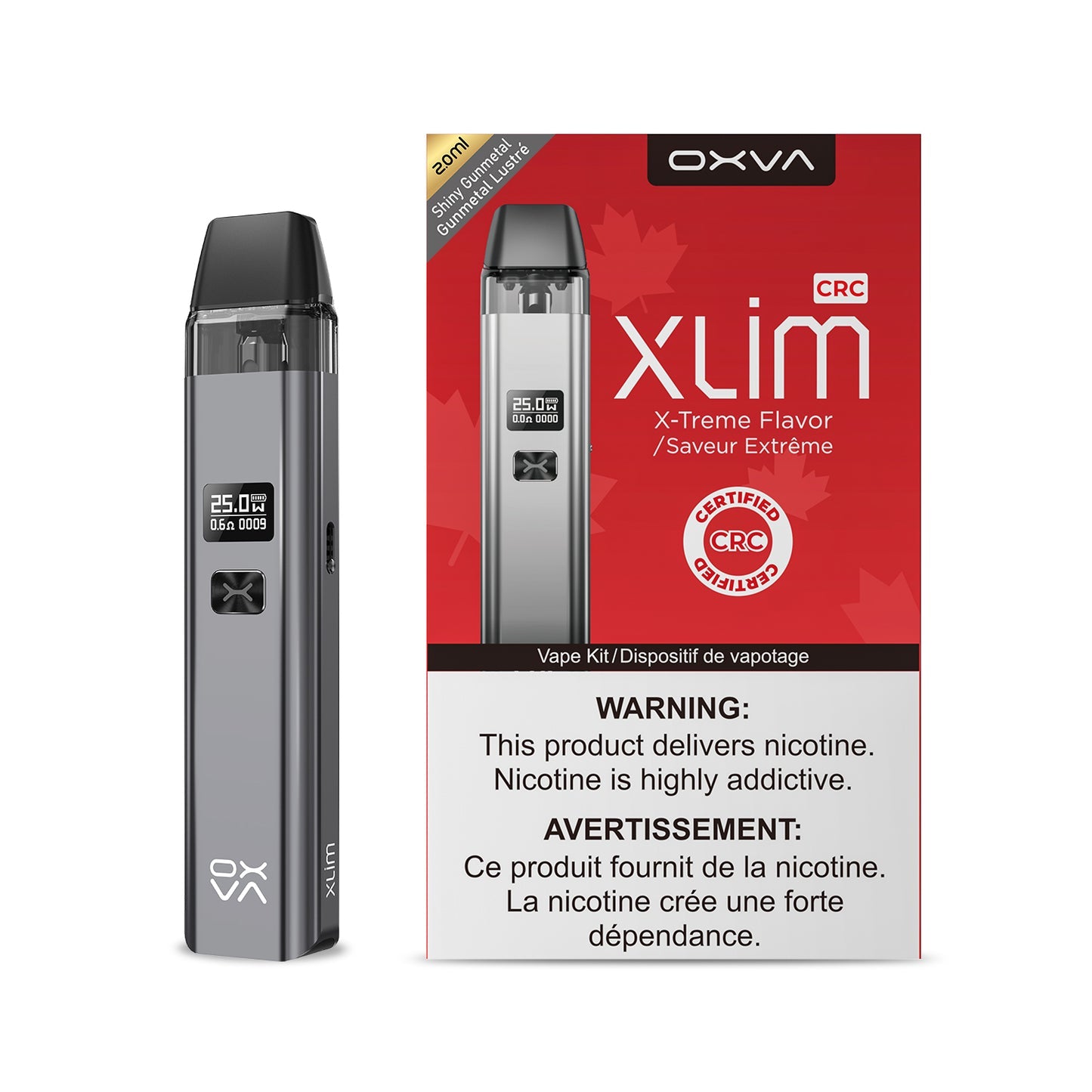 OXVA XLIM Device Kit - Shiny Gunmetal