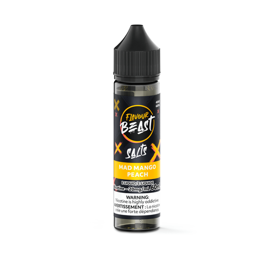 Flavour Beast E-Liquid Mad Mango Peach 20mg - 60ml  (Provincial)