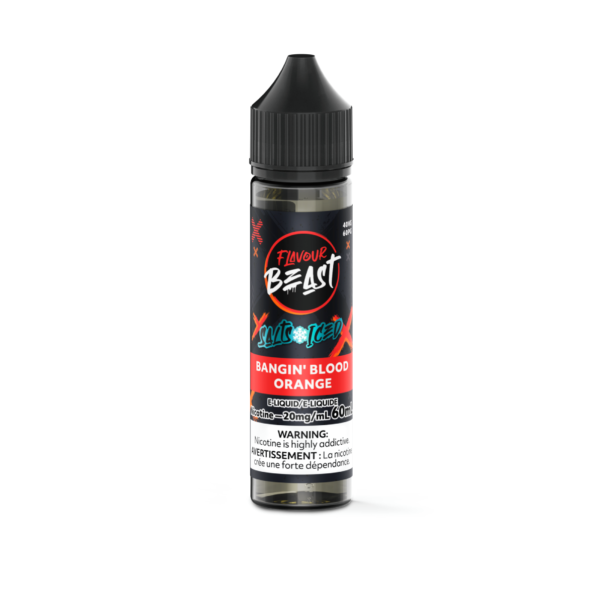 Flavour Beast E-liquid Bangin’ Blood Orange  20mg - 60ml (Provincial)