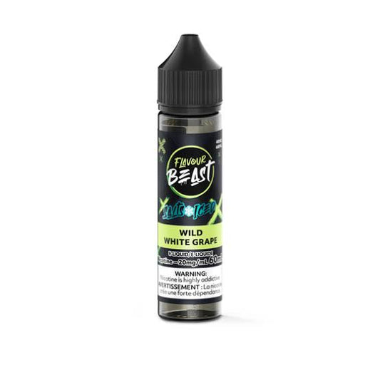 Flavour Beast E-Liquid Wild White Grape Iced 20mg - 60ml (Provincial)