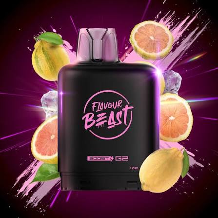 Flavour Beast LevelX Boost Pod G2 25K Pink Bomb Iced 20mg (Provincial)