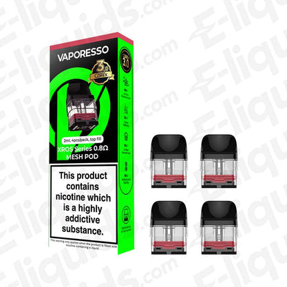 Vaporesso Replacement Pod XROS (Corex 3.0) - 0.8Ω Mesh 2ml