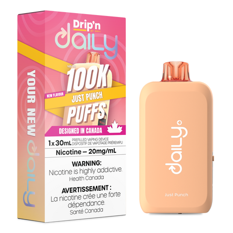 Drip’n Daily 100K Just Punch 20mg/mL Disposable (Provincial)