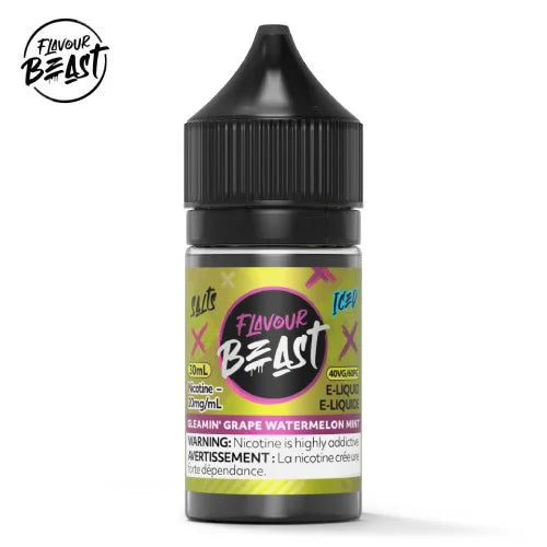 Flavour Beast E-liquid Gleamin’ Grape Watermelon Mint 20mg - 30ml (Provincial)