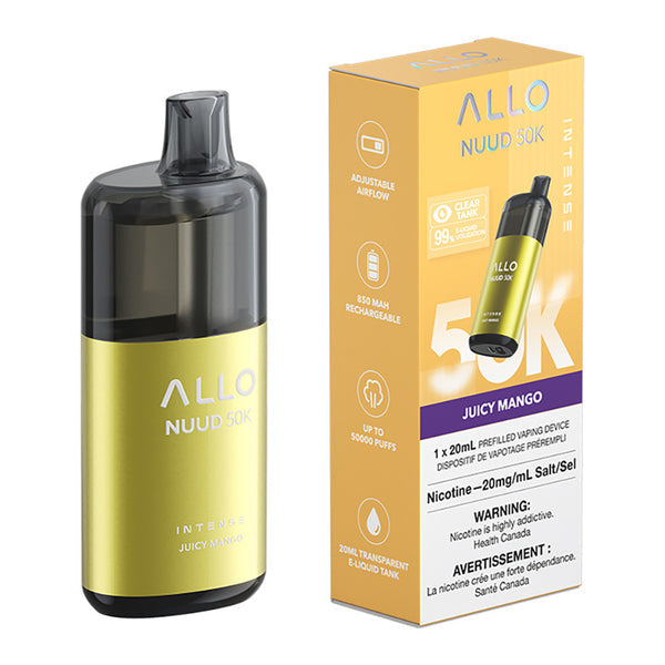 Allo Intense Nuud 50K Disposable Vape Device - Juicy Mango (Provincial)