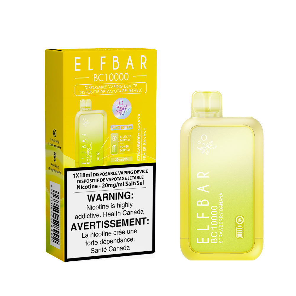 Elf Bar BC10K Strawberry Banana 20mg/mL disposable (Provincial)