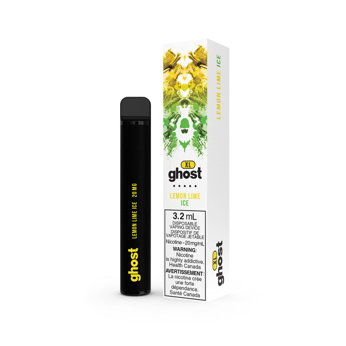 Ghost XL 800 Lemon Lime Ice 20mg/ml Disposable (Provincial)
