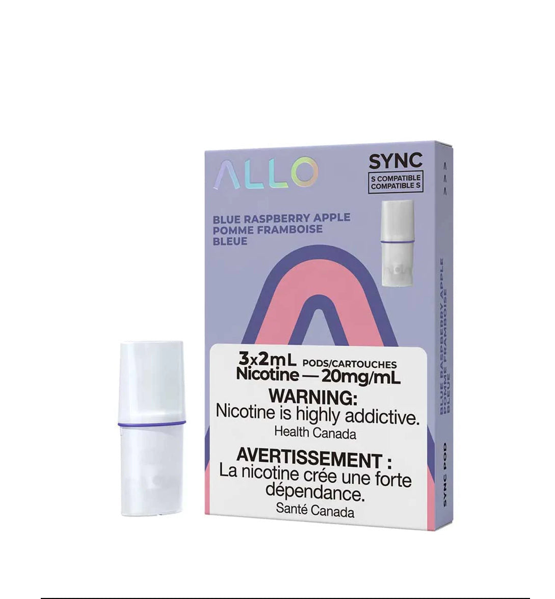 Allo Sync HIT Blue Raspberry Apple 20mg/ml Pods (Provincial)