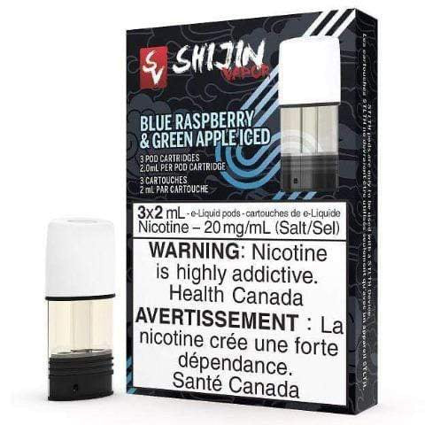 Stlth Shijin Blue Raspberry and Green Apple Iced 20mg/ml Pods (Provincial)