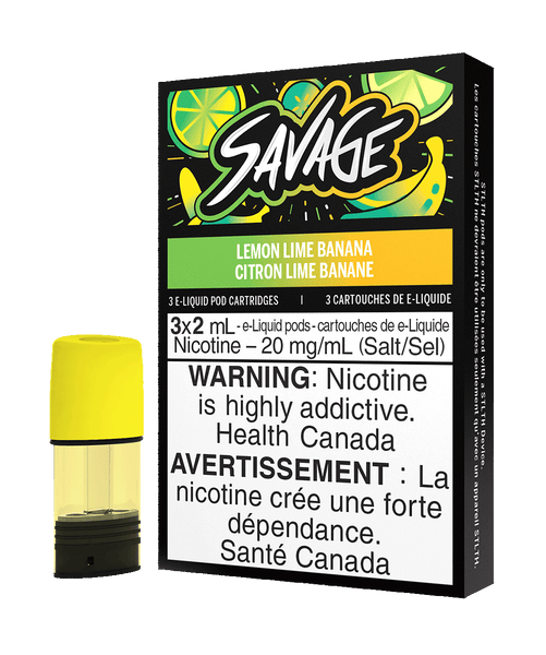 Savage Stlth pods Lemon Lime Banana 20mg/ml (Provincial)