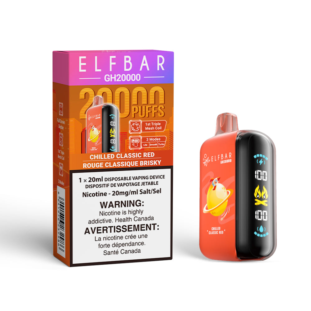 Elf Bar GH20K Chilled Classic Red 20mg/mL disposable (Provincial)