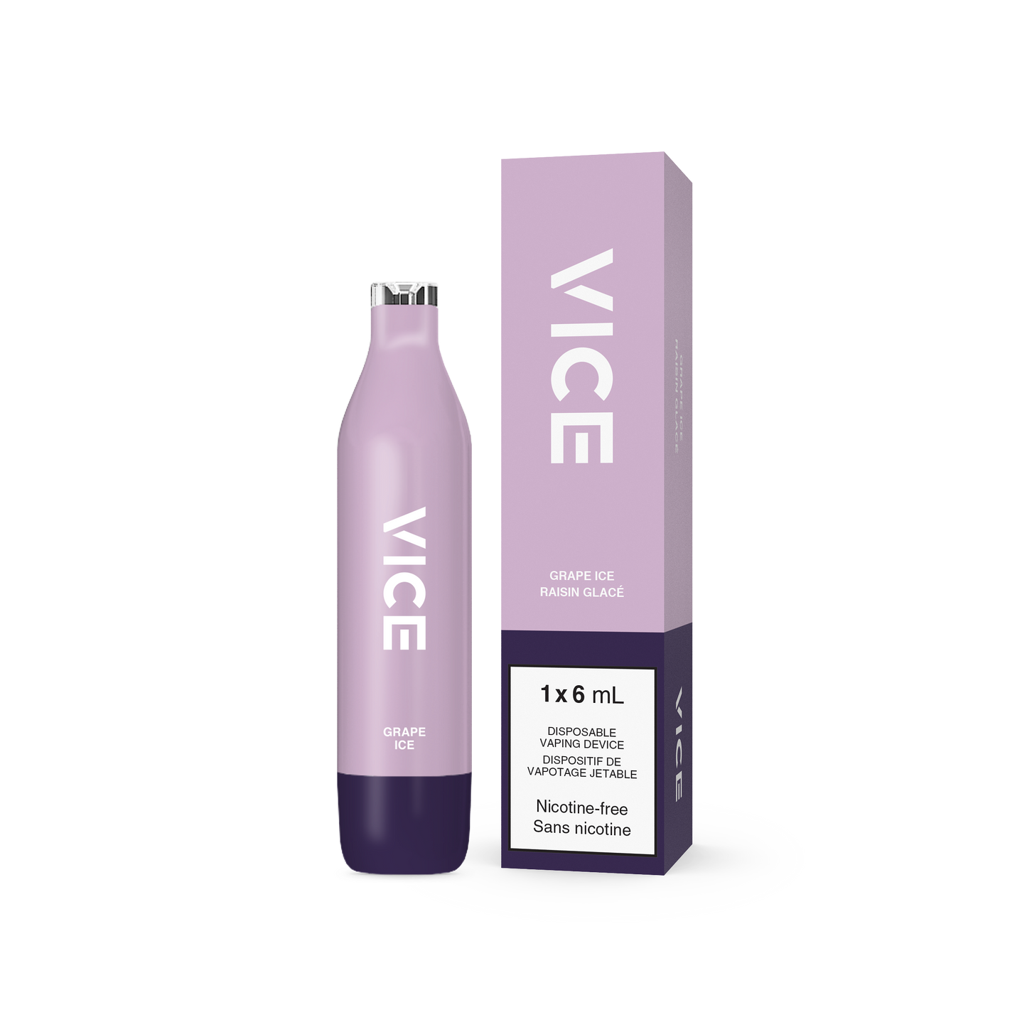 Vice 2500 Grape Ice 0mg/mL disposable (Provincial)