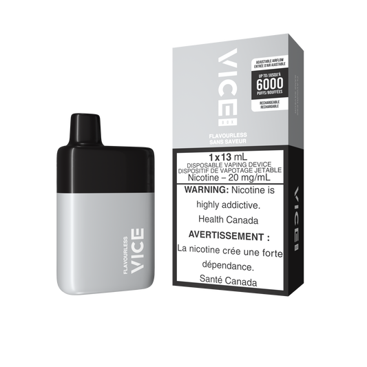 Vice Box 6000 Flavourless 20mg/mL disposable( Provincial)