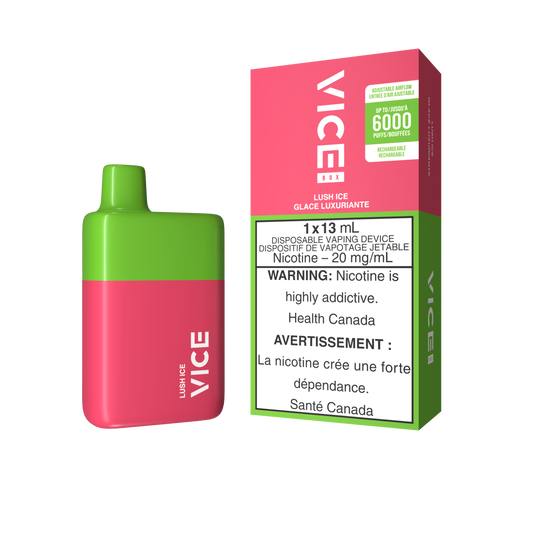 Vice Box 6000 Lush Ice 20mg/mL disposable(Provincial)