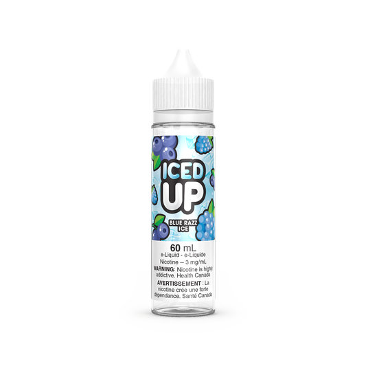 Iced Up E-Liquid Blue Razz Ice 3mg - 60ml (Provincial)
