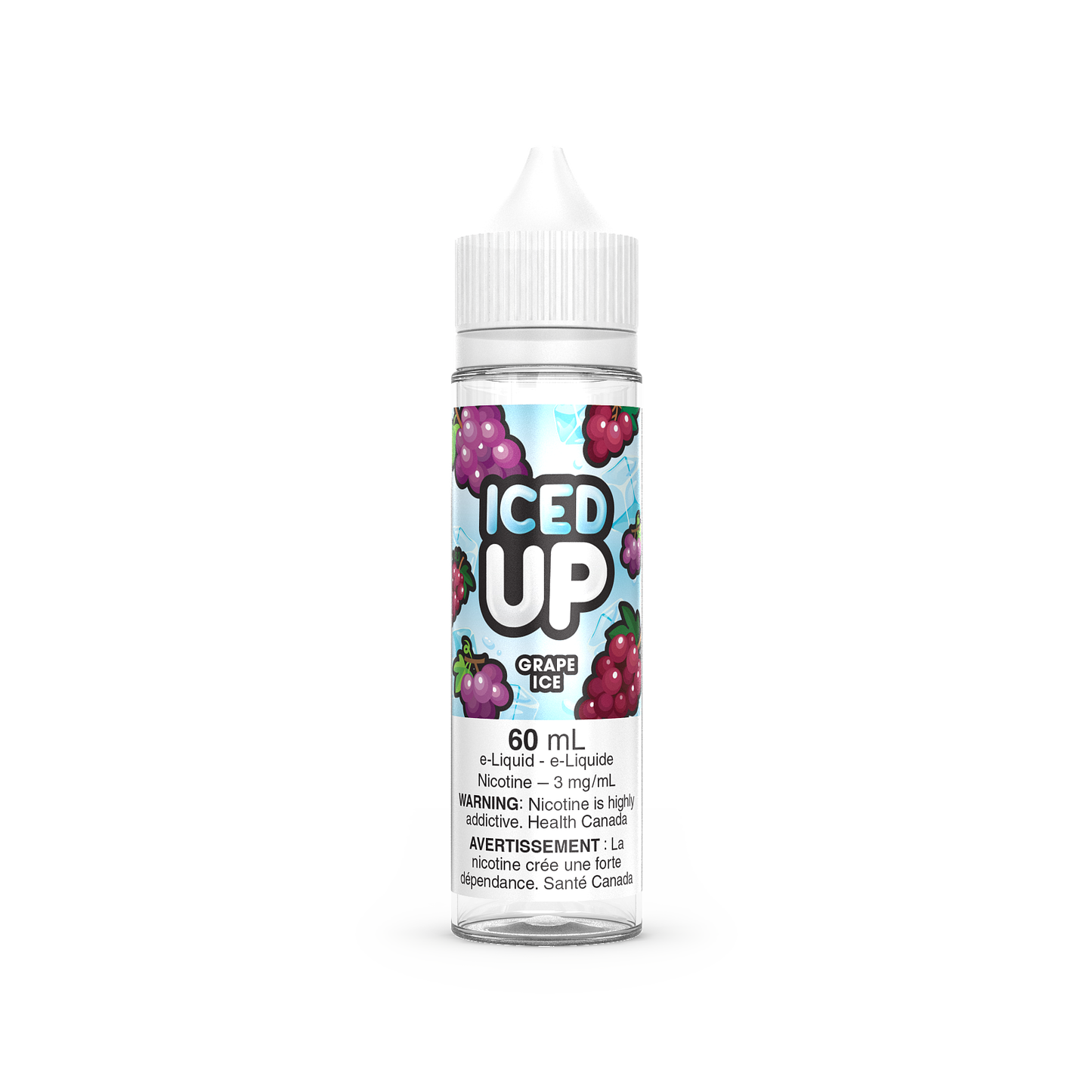 Iced Up E-Liquid Grape Ice 3mg - 60ml (Provincial)