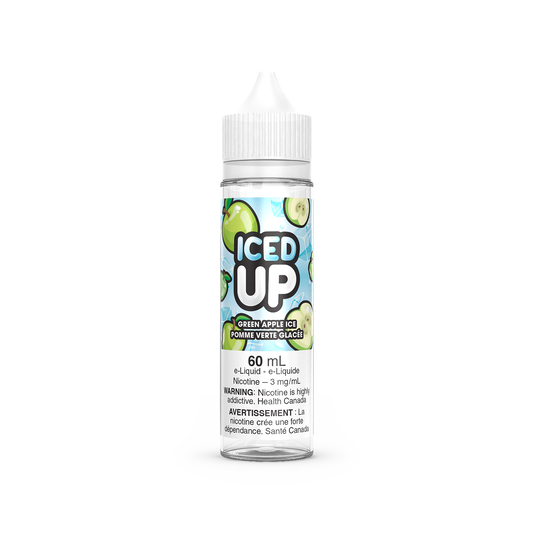 Iced Up E-Liquid Green Apple Ice 3mg - 60ml (Provincial)