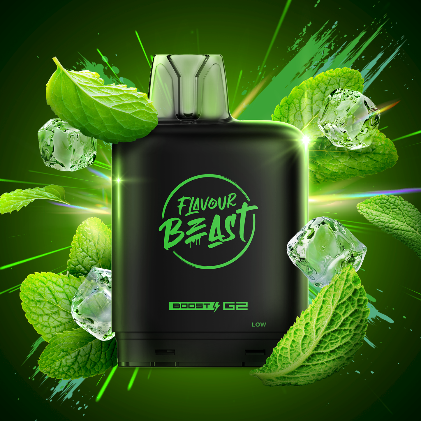 Flavour Beast LevelX Boost Pod G2 25K Super Spearmint 20mg/mL (Provincial)