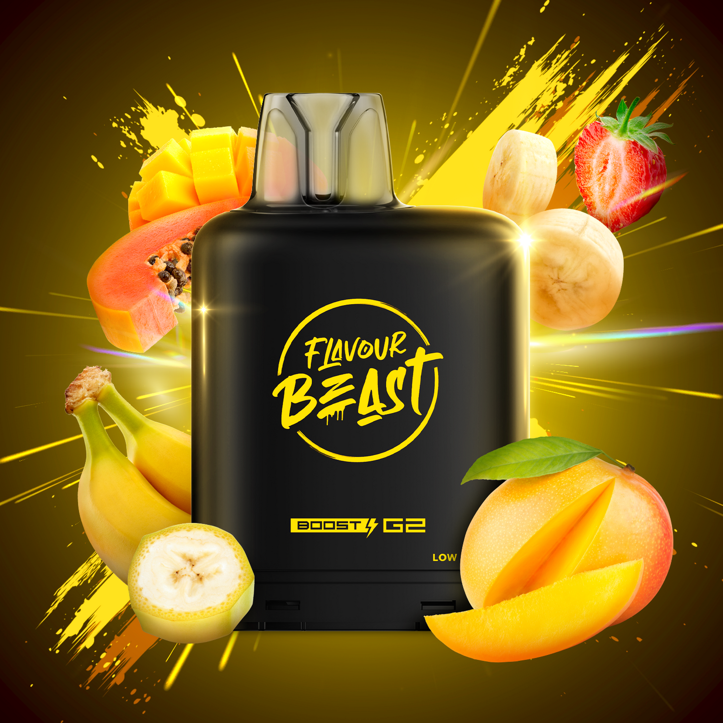 Flavour Beast LevelX Boost Pod G2 25K Blastin' Banana Mango 20mg (Provincial)