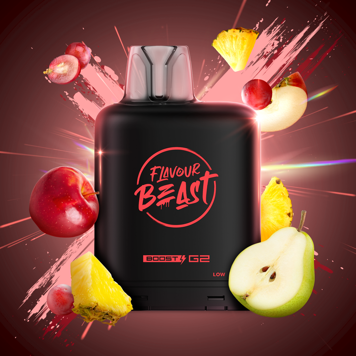 Flavour Beast LevelX Boost Pod G2 25K Famous Fruit KO 20mg (Provincial)