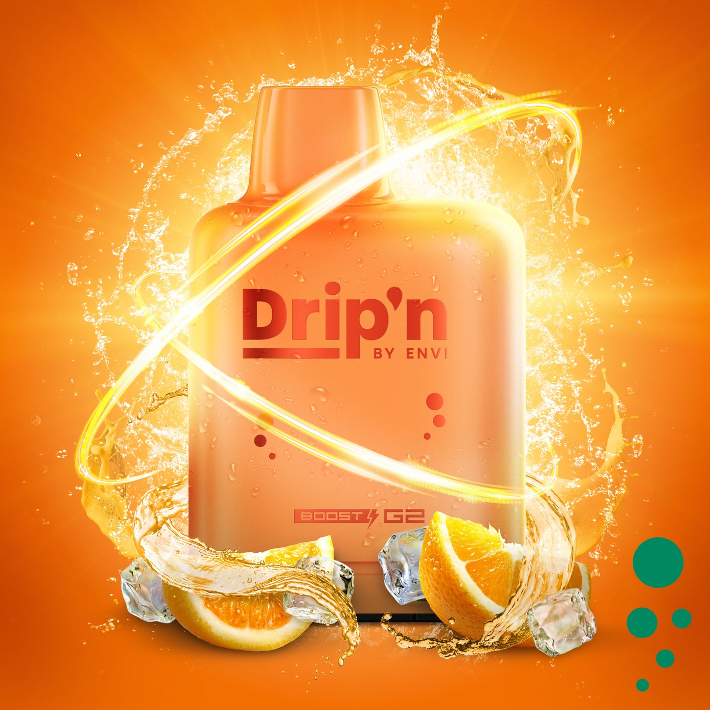 Drip’n LevelX Boost G2 25K Pod Orange Fizz Ice  20mg (Provincial) {7A}