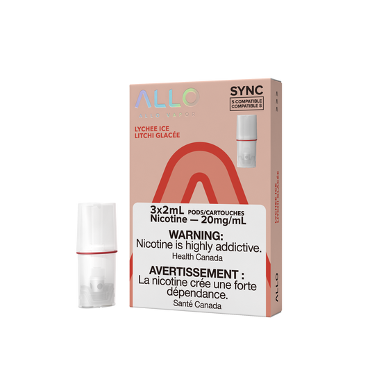 Allo Sync Lychee Ice 20mg Pods (Provincial)