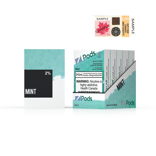 Zpods Mint 20mg (Provincial)