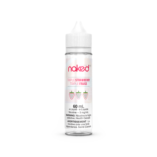 Naked E-liquid Triple Strawberry 3mg - 60ml (Provincial)