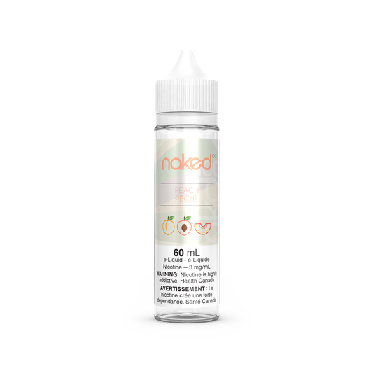 Naked E-liquid Peach 3mg - 60ml (Provincial)