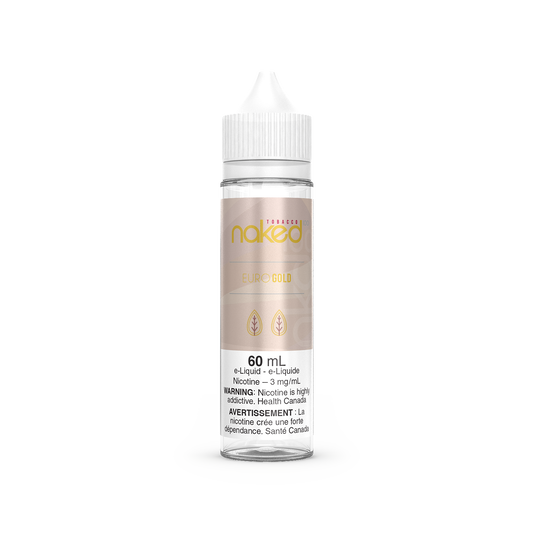 Naked E-liquid Euro Gold 3mg - 60mL (Provincial)