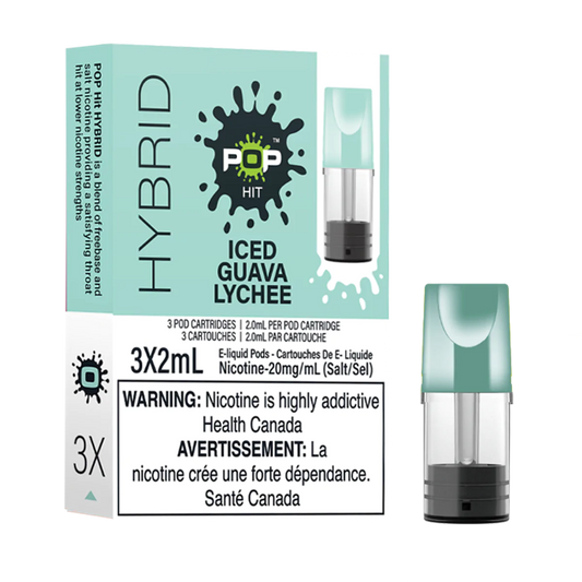 Pop Hit Iced Guava Lychee Pods 20mg (Provincial)