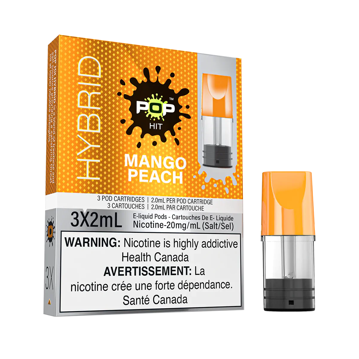 Pop Hit Mango Peach Pods 20mg(Provincial)