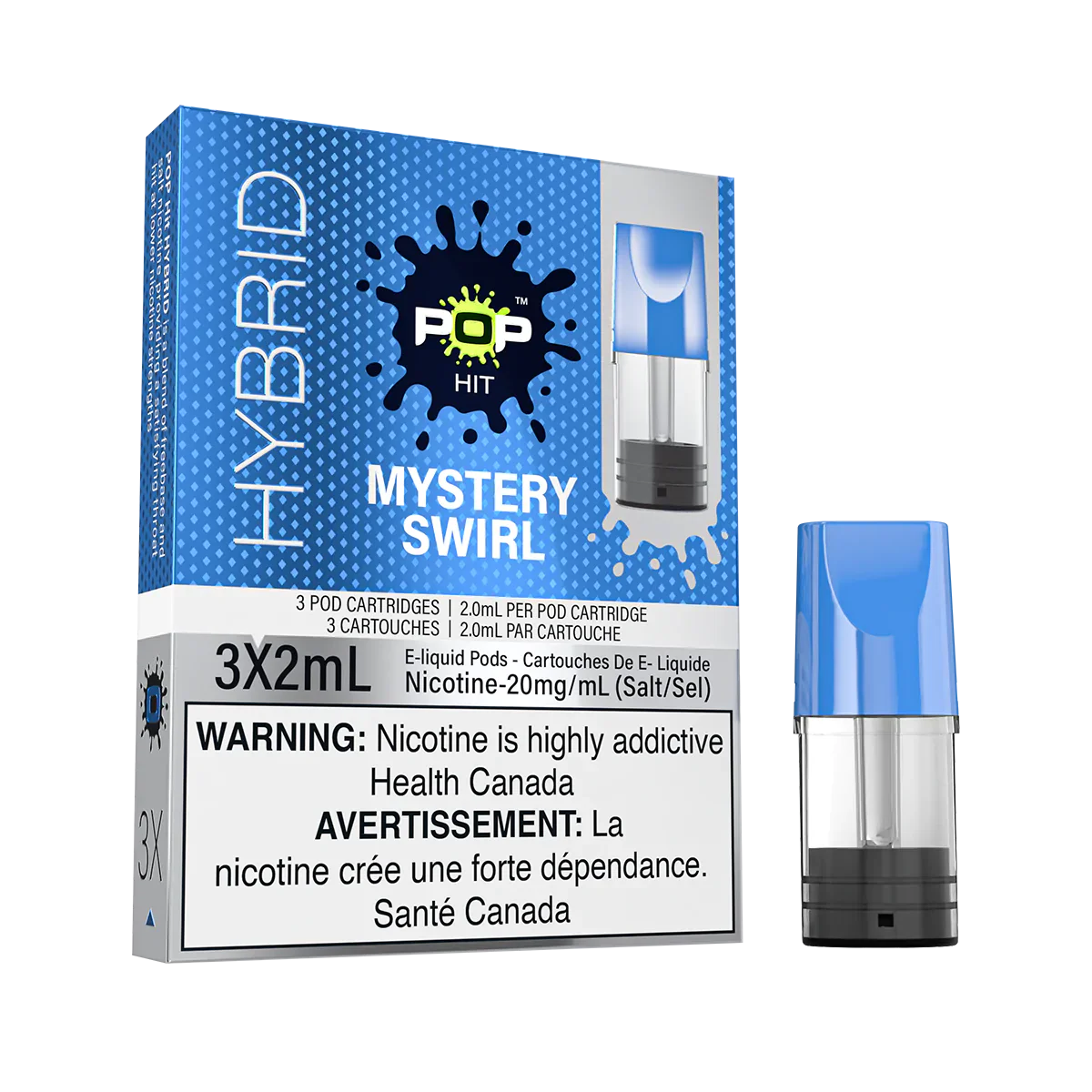Pop Hit Mystery Swirl Pods 20mg (Provincial)