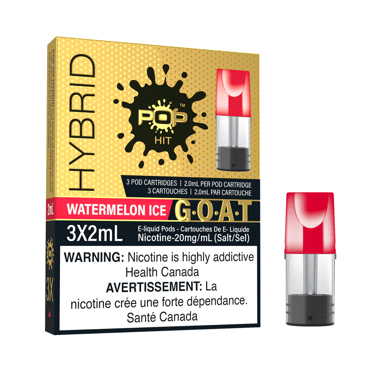 Pop Hit Watermelon Ice Pods 20mg (Provincial)