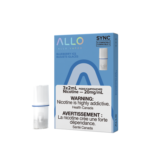 Allo Sync Blueberry Ice 20mg Pods (Provincial)